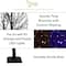 4ft. Orange & Purple LED Pre-Lit Halloween Deluxe Black Twig Artificial Fall Tree